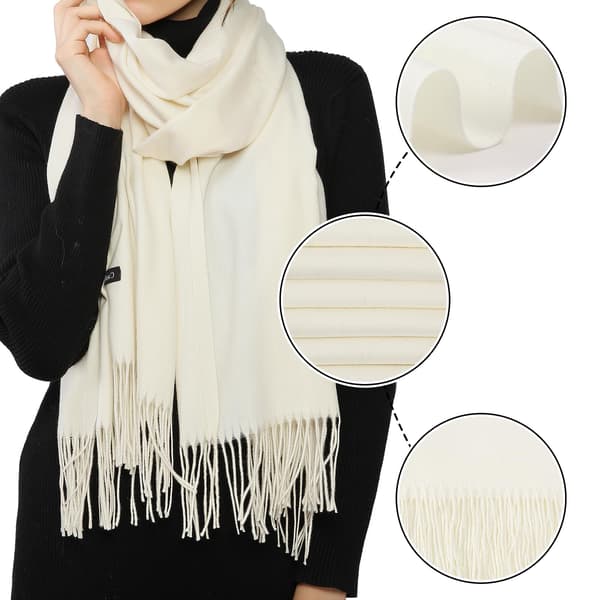 -Pashmina sjaler og wraps til kvinder bryllup damer vintertørklæde A