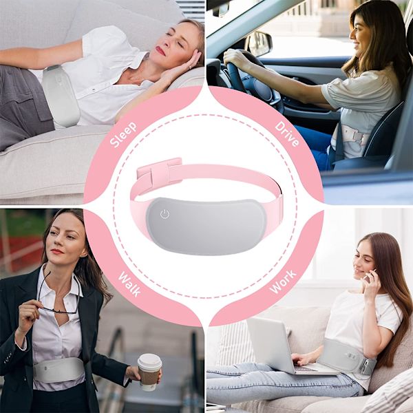 Bærbar varmepude til kramper og rygsmerter, menstruationssmerter Style3