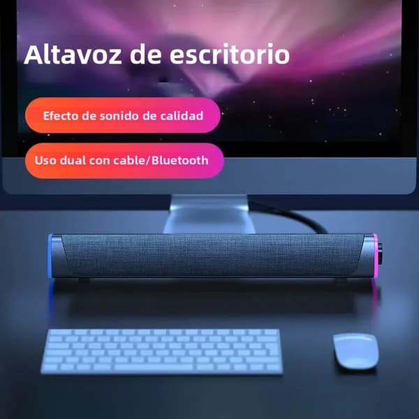 Settyp: Högtalare; Svart 2.1-kanals Bluetooth-soundbar med subwoofer, Bluetooth 5.0 högtalarsystem för