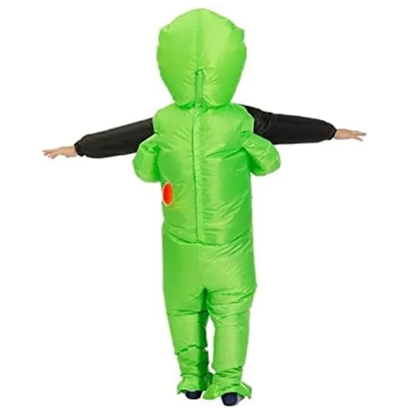 Uppblåsbar Alien-dräkt för barn 120-140cm