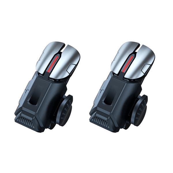 Sæt A 1 Par Mobil Spil Controller 6 Finger Universal Gamepad Joystick Trigger Knap Kompatibel med iOS og Android