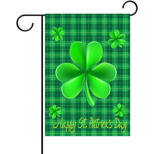 Glædelig Jul Træ Rød Haveflag Vinter Snefnug Dobbeltsidet Flag 12\" x 18\", Jul Rustik Vinter Sne Ferie Nytår Lille Haveflag Banner st Patrick's day