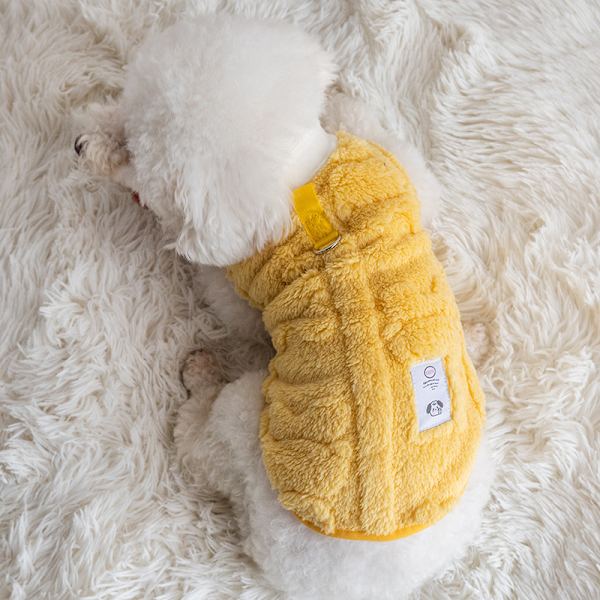 Hundkläder för små och medelstora hundar - Höst- och vinterkläder med koppelögla - Teddy Biker XS