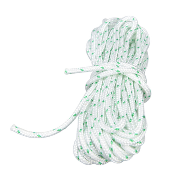 Nylon-ketjusahan käynnistysköysi, kulutusta kestävä, sopii Craftsman-nurmikolle, 8 m / 26,2 jalkaa, nurmikonleikkuri, 3,5 mm:n veto köysi