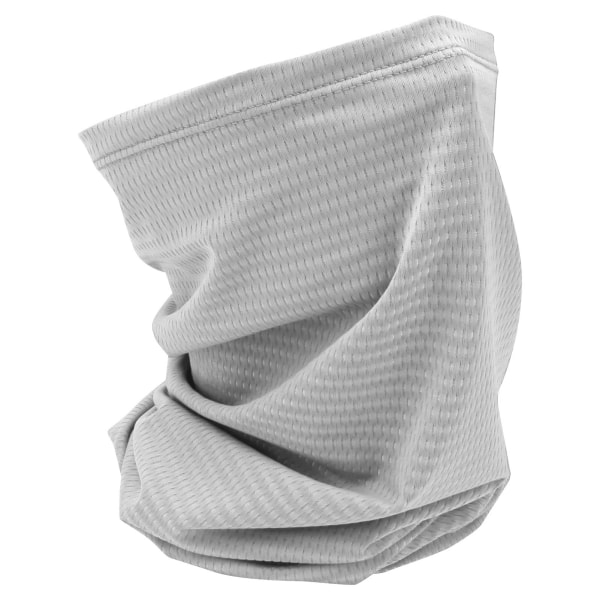 Magic huvudduk för utomhusbruk, anti-UV-mask i issilke som andas, halsduk i polyester med pannband (vit) white
