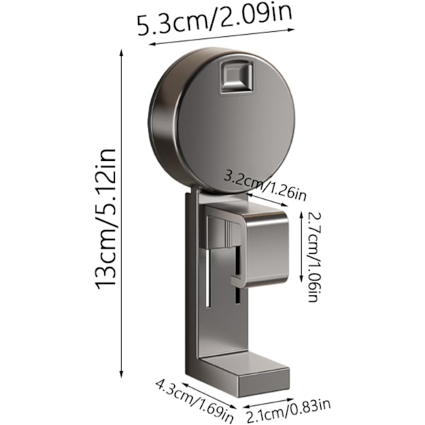Väggmonterad Handfatshylla, Handfatshylla, Förvaringsställ, Sugkopp, Handfatshållare, Handdukshängare, Badrumstillbehör, Hållbar White