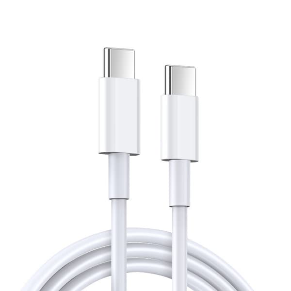 240W USB-C datakabel, snabbladdning, 2 meter Type-C-kabel, kompatibel med MacBook, iPad, Galaxy, Pixel och kompatibla enheter.