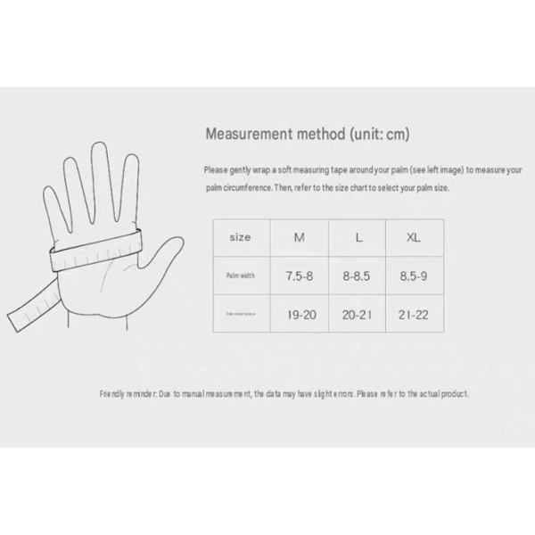 Vinterhandsker, Touchscreen Cykel- og Kørehandsker, Vindtætte Varme Handsker med Fuld Finger, Skridsikkert Silikonegreb og Justerbar Pasform, Sort, M Black M