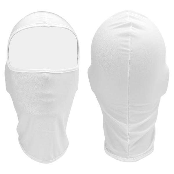 Udendørs Cykling Polyester Hoved Ansigts Dækning UV Beskyttelse Hovedtørklæde MultiPurpose(blanc ) blanc