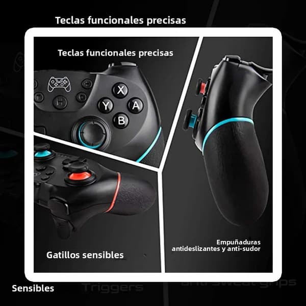 Opgraderet trådløs spilcontroller kompatibel med Switch Style sportsspil