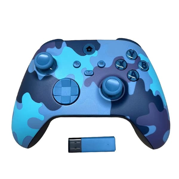 Navy Blue 2.4G Trådløs Spilcontroller, Kompatibel med Xbox One Series X/S, Inkluderer 2.4G Receiver, Egnet til Windows PC