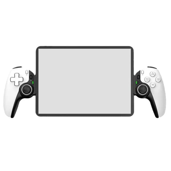D9 Vit Trådlös Bluetooth-spelkontroll för Mobil, PC och Surfplatta, Dubbla Hall-triggers, Kompatibel med Switch / PS3 / PS4