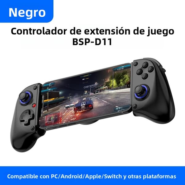 Hvid BSP D11 Trådløs Spilcontroller, Kompatibel med Switch Style, Android, iOS, PS3, PS4, Xbox
