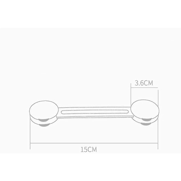 10-pack barnsäkra skåplås för barn, barnsäkra lås för barn