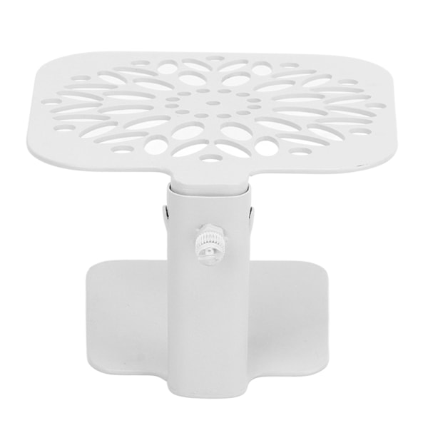 Kaffe vägning rack, justerbar höjd, vattentät kolstål skala stångskyddsställ, kaffemaskin, vitt runt hål white round hole