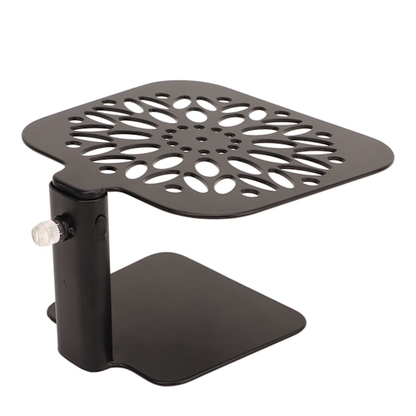 Kaffe vägning rack, justerbar höjd, vattentät kolstål skala stångskyddsställ, kaffemaskin, svart runt hål black round hole