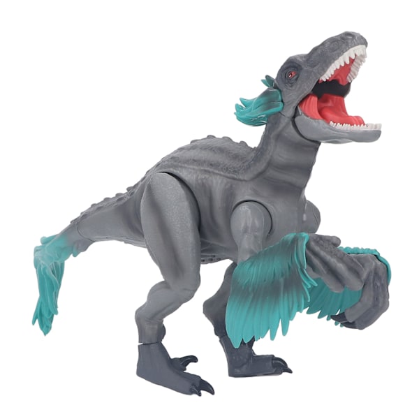 Simuloitu dinosauruslelu muovinen fireraptor sähköinen ääni nukke sopii pojille lahja koristeet tyyli 3 Style3