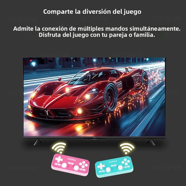 Blue Q103 Trådløs Bluetooth-spilcontroller, kompatibel med Switch-stil, PS3, iOS, Android, PC