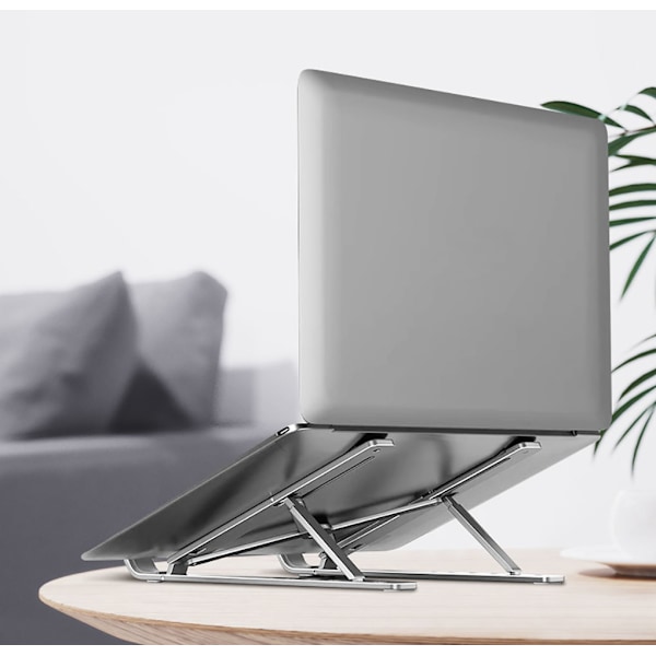 Computerstand Laptop Foldbar Køling Aluminium Legering Stand Bærbar Opbevaring Løft Laptop Stand 16 Tommer Stjernelys Sølv
