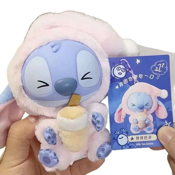 Stitch Blind Box Leke – Tilfeldig Vinylfigur og Plysj Samleobjekt