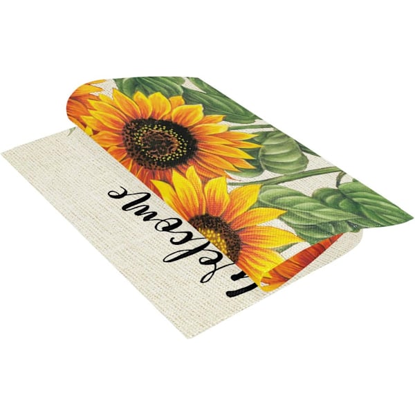 Glædelig Jul Træ Rød Haveflag Vinter Snefnug Dobbeltsidet Flag 12\" x 18\", Jul Rustik Vinter Sne Ferie Nytår Lille Haveflag Banner Sunflower