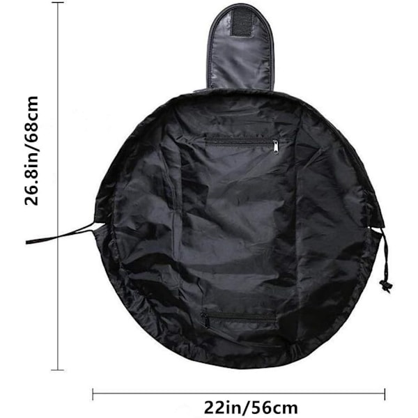 Toalettsäck för flickor, lat förvaring, kosmetikväska, stor bärbar, snygg design, utomhus, vattentät, snabb montering, dubbel magisk väska Noir