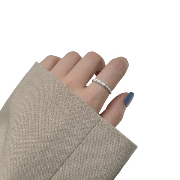 Glittrande ring, silver, 1 styck