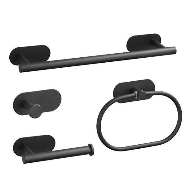 Håndkleholder i rustfritt stål, toalettpapirholder, baderomssett