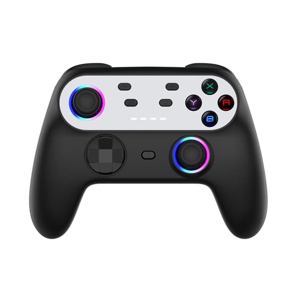 Black Gold HY 9017 Trådløs Controller, Kompatibel med Switch, PS3, Android, RGB Turbo Dual Motor