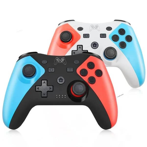 Medium hvid Bluetooth trådløs spilcontroller kompatibel med Nintendo Switch/Switch 2/Switch OLED/Switch Lite/Android/PC Joystick
