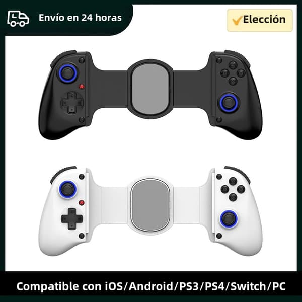 Sort BSP D11 Trådløs Spilcontroller, Kompatibel med Switch Style, Android, iOS, PS3, PS4, Xbox