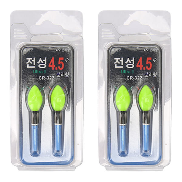 4-pack glödlampa flytande ljus nattfiske glödstick återanvändbar elektronisk fiskeboj grön Green