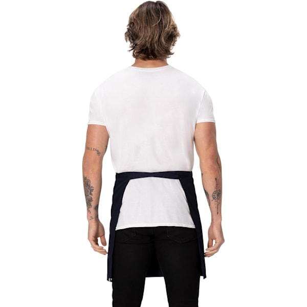Unisex Halv Bistro Serverförkläde Navy
