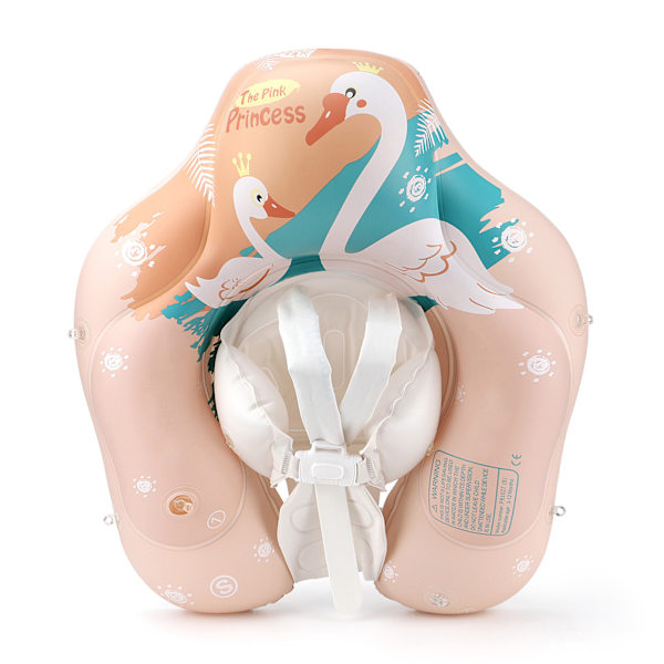 Baby Säkerhetsboj - Uppblåsbar Simningshjälp med Säkerhetssele, Passar Barn 6-72 Månader (5-22kg)L pink L