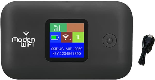 4G LTE mobil WiFi-hotspot (300 Mbps), bärbar router med SIM-kortplats, stöder upp till 10 enheter (SIM-kort ingår ej).
