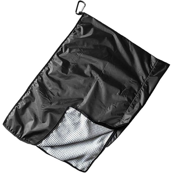 Mikrofiber Golf Håndklæder Regnbeskyttelse Dækning Bærbar Golf Regnhætte Håndklæde 2 i 1 Golf Håndklæde Regn Dækning til Mænd Kvinder 2 i 1