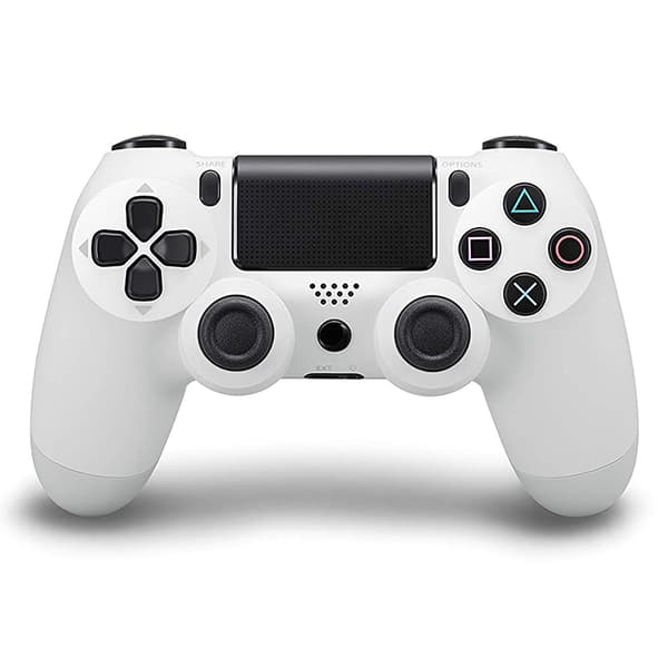Blandet Blå Trådløs Controller Kompatibel med PlayStation 4 med Vibration, Inkluderer USB-ladekabel - Ergonomisk Design til Gaming