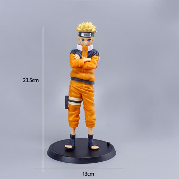 Anime Figur Samling Inspirert av Ninja Warrior Seriefigurer, 4 stk PVC Samleleke Sett