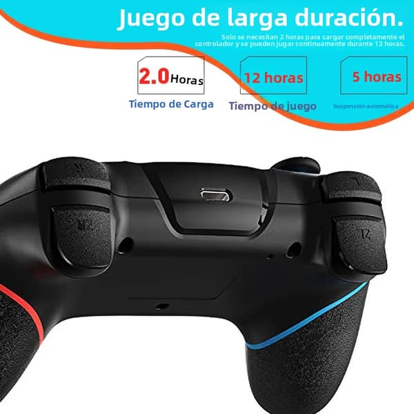 Svart Trådlös Pro Kontroller Kompatibel med Nintendo Switch, Switch Lite och OLED, Bluetooth Gamepad
