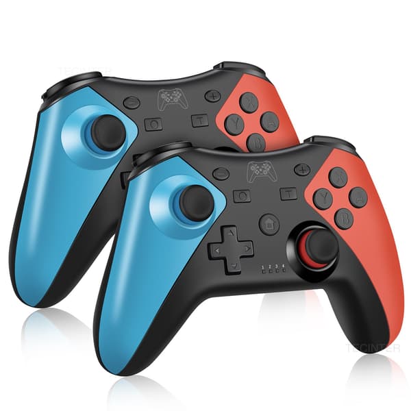 Medium hvid Bluetooth trådløs spilcontroller kompatibel med Nintendo Switch/Switch 2/Switch OLED/Switch Lite/Android/PC Joystick