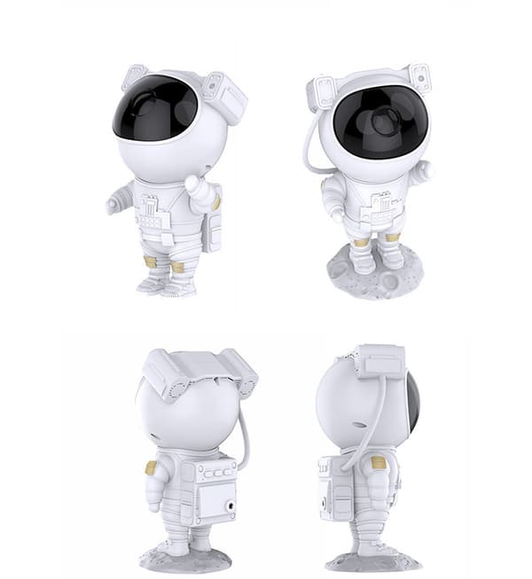 Astronaut Stjerne Projektor Lys – LED Galaxy Natlampe til Soveværelsesstemning