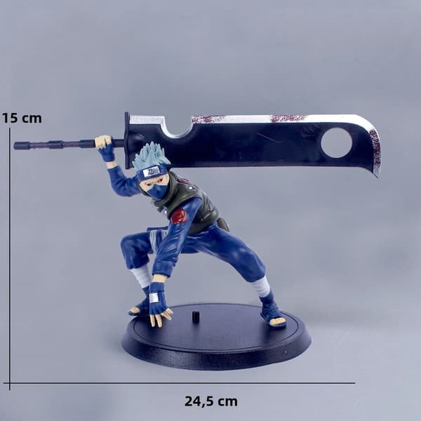 Anime Figur Samling Inspirert av Ninja Warrior Seriefigurer, 2 stk PVC Samleleke Sett