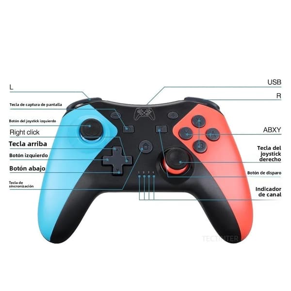 Medium hvid Bluetooth trådløs spilcontroller kompatibel med Nintendo Switch/Switch 2/Switch OLED/Switch Lite/Android/PC Joystick