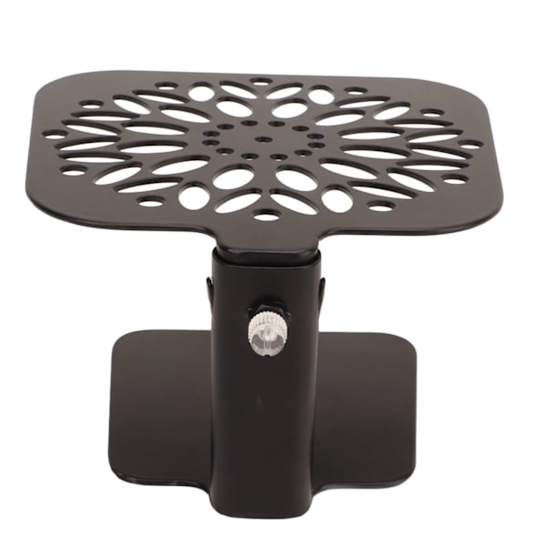 Kaffe vägning rack, justerbar höjd, vattentät kolstål skala stångskyddsställ, kaffemaskin, svart runt hål black round hole