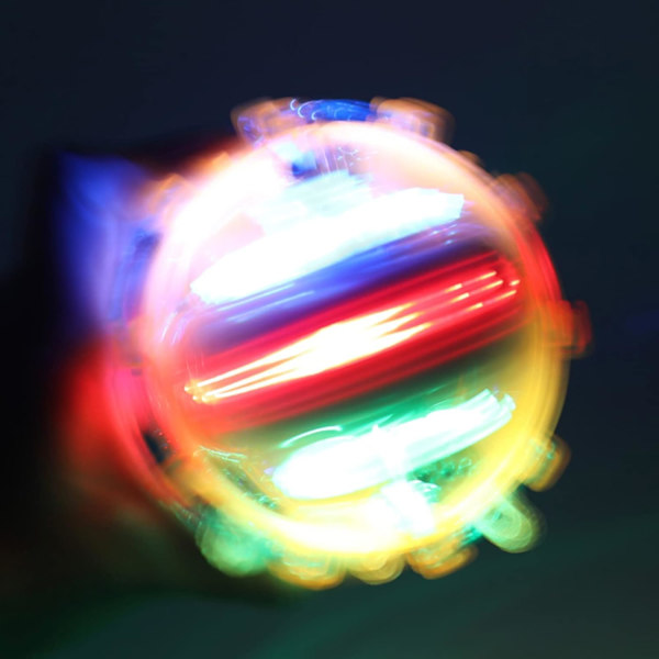 Interaktiv Hundleksak Automatiska Hoppande Dansande Bollar med RGB-Ljus och Musik för Små Hundar Batteridriven Red