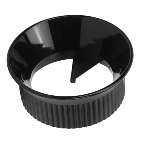 Kaffefordeler til seks personer, stænksikker doseringsbeholder og pulverring, egnet til enkelt- og dobbeltventilkaffeudstyr, sort 300 ml Black 300ml