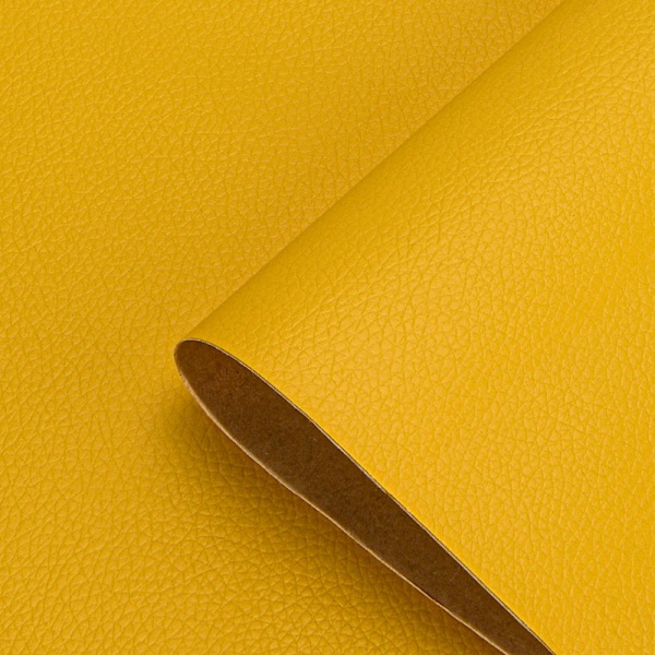 Premium Tjockt Självhäftande Läderlapp för Soffa, Bilinredning Reparation - 25*30cm, Perfekt för att Återställa Säten och Imitera Läder med Hög Kvalitet yellow