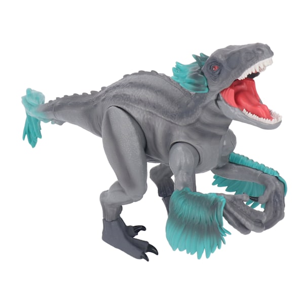 Simuloitu dinosauruslelu muovinen fireraptor sähköinen ääni nukke sopii pojille lahja koristeet tyyli 3 Style3
