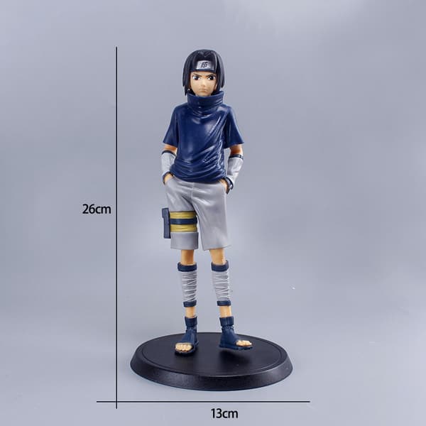 Animefigur-samling inspirert av Ninja Warrior-seriens karakterer, enkel PVC-samleleke-gave