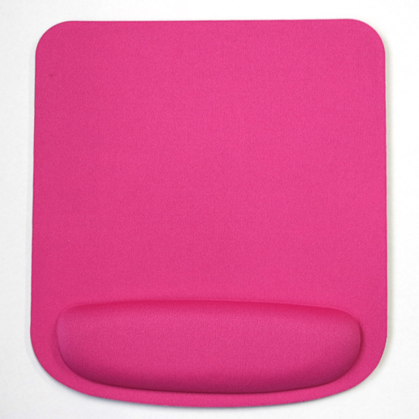 Ergonomisk Musmatta i Minneskum, Vattentät och Bekväm Rose red